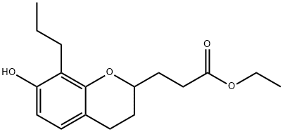 乙基 3-(7-羟基-8-丙基色烷-2-基)丙酯