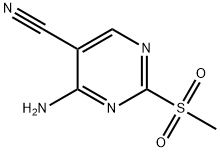 4-AMINO-2-METHANESULFONYL-PYRIMIDINE-5-CARBONITRILE