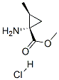 Cyclopropanecarboxylic acid, 1-amino-2-methyl-, methyl ester, hydrochloride, cis- (9CI)