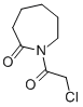 2H-Azepin-2-one, 1-(chloroacetyl)hexahydro- (9CI)