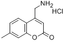 2H-1-BENZOPYRAN-2-ONE, 4-(AMINOMETHYL)-7-METHYL-, HYDROCHLORIDE