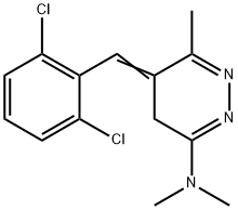 3-dimethylamino-5-(2',6'-dichlorobenzylidene)-6-methyl(4H)-pyridazine