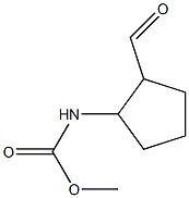 Cyclopentanecarbamic  acid,  2-formyl-,  methyl  ester  (6CI)