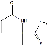 Propionamide,  2-methyl-2-propionamidothio-  (6CI)