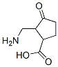 Cyclopentanecarboxylic  acid,  2-(aminomethyl)-3-oxo-