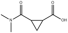 Cyclopropanecarboxylic acid, 2-dimethylcarbamoyl- (6CI)