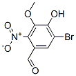 3-METHOXY-2-NITRO-4-HYDROXY-5-BROMO-BENZALDEHYDE