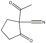 Cyclopentanecarbonitrile, 1-acetyl-2-oxo- (6CI)