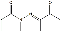 Propionic  acid,  methyl(1-methylacetonylidene)hydrazide  (6CI)