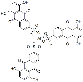 aluminium tris[9,10-dihydro-5,8-dihydroxy-9,10-dioxoanthracene-2-sulphonate]