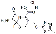 (6R-trans)-7-amino-3-[[(5-methyl-1,3,4-thiadiazol-2-yl)thio]methyl]-8-oxo-5-thia-1-azabicyclo[4.2.0]oct-2-ene-2-carboxylic acid monohydrochloride