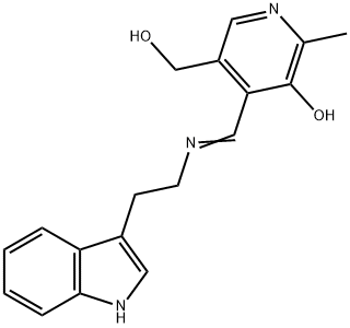 N-((3-Hydroxy-5-hydroxymethyl-2-methyl)-4-pyridylmethylidene)tryptamin e
