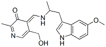 (4Z)-5-(hydroxymethyl)-4-[[1-(5-methoxy-1H-indol-3-yl)propan-2-ylamino ]methylidene]-2-methyl-pyridin-3-one