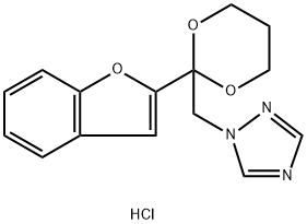 1-((2-(2-Benzofuranyl)-1,3-dioxan-2-yl)methyl)-1H-1,2,4-triazole monoh ydrochloride
