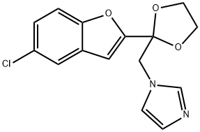 1H-Imidazole, 1-((2-(5-chloro-2-benzofuranyl)-1,3-dioxolan-2-yl)methyl )-