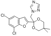 1H-1,2,4-Triazole, 1-((2-(5,7-dichloro-2-benzofuranyl)-5,5-dimethyl-1, 3-dioxan-2-yl)methyl)-