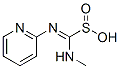 Methanesulfinic acid, (methylamino)(2-pyridinylimino)- (9CI)