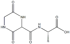 Alanine,  N-(3,6-dioxo-2-piperazinylcarbonyl)-  (6CI)