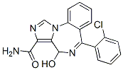 6-(2-chlorophenyl)-4-hydroxy-4H-imidazo(1,5-a)(1,4)benzodiazepine-3-carboxamide