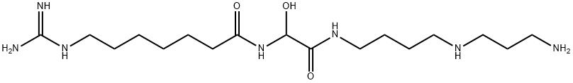 N-[4-(3-aminopropylamino)butylcarbamoyl-hydroxy-methyl]-7-(diaminomethylideneamino)heptanamide