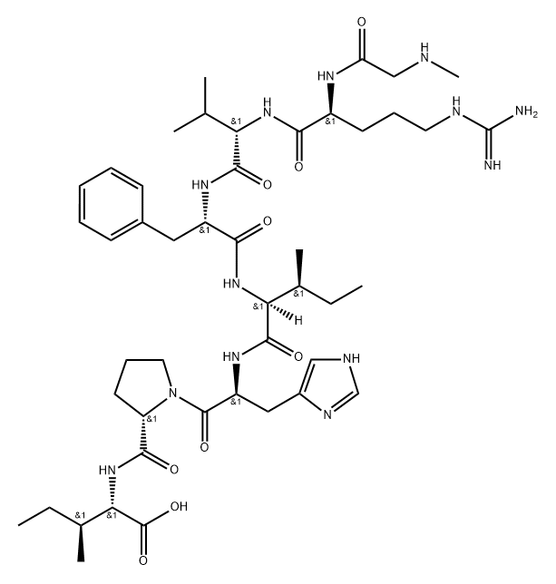 angiotensin II, Sar(1)-Phe(4)-Ile(8)-