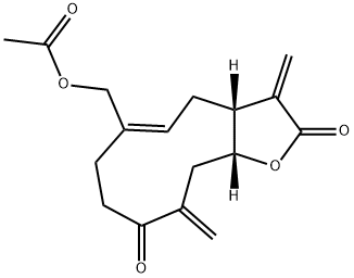 (3aR,5Z,11aR)-6-[(Acetyloxy)methyl]-3a,7,8,10,11,11a-hexahydro-3,10-bis(methylene)cyclodeca[b]furan-2,9(3H,4H)-dione