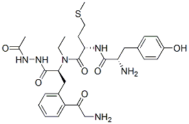 tyrosyl-methionyl(O)-glycyl-ethylphenylalanine-2-acetylhydrazide