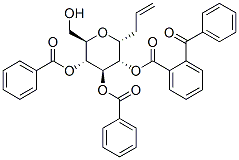 D-Glycero-L-gulo-Non-8-enitol, 2,6-anhydro-7,8,9-trideoxy-, tetrabenzo ate