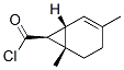 Bicyclo[4.1.0]hept-2-ene-7-carbonyl chloride, 3,6-dimethyl-, [1S-(1alpha,6alpha,7alpha)]- (9CI)