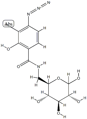 N-(4-iodoazidosalicyl)-6-amido-6-deoxyglucopyranose
