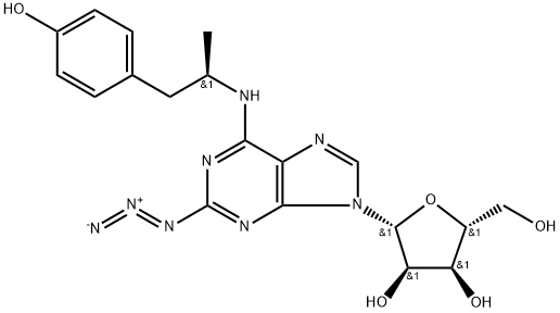 2-azido-N(6)-4-hydroxyphenylisopropyladenosine