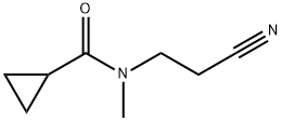 Cyclopropanecarboxamide, N-(2-cyanoethyl)-N-methyl- (9CI)