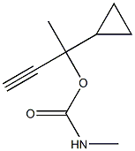 Carbamic acid, methyl-, 1-cyclopropyl-1-methyl-2-propynyl ester (6CI)