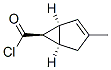 Bicyclo[3.1.0]hex-2-ene-6-carbonyl chloride, 3-methyl-, (1alpha,5alpha,6beta)- (9CI)