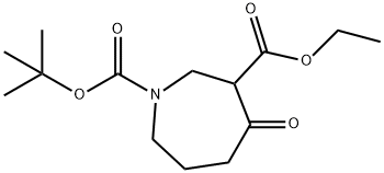 1-BOC-4-氧代-3-氮杂环庚烷甲酸乙酯