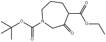 1-叔-丁基 4-乙基 3-氧亚基吖庚环-1,4-二甲酸基酯