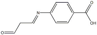Benzoic acid, p-(2-formylethylideneamino)- (6CI)