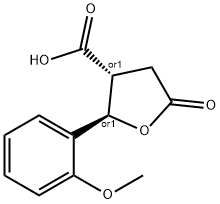trans-2-(2-Methoxyphenyl)-5-oxotetrahydrofuran-3-carboxylic acid