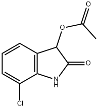 1,3-Dihydro-3-(acetyloxy)-7-chloro-2H-indol-2-one