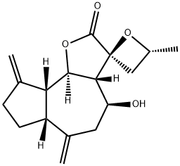 (3S,4'R)-3aβ,4,5,6,6aβ,7,8,9,9aβ,9bα-Decahydro-4β-hydroxy-4'-methyl-6,9-bismethylenespiro[azuleno[4,5-b]furan-3(2H),2'-oxetan]-2-one