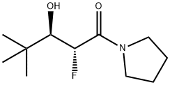 Pyrrolidine, 1-(2-fluoro-3-hydroxy-4,4-dimethyl-1-oxopentyl)-, (R*,R*)- (9CI)