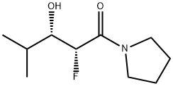 Pyrrolidine, 1-(2-fluoro-3-hydroxy-4-methyl-1-oxopentyl)-, (R*,S*)- (9CI)