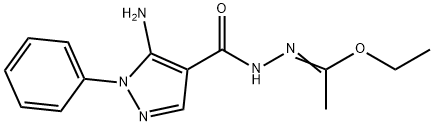 ETHYL N-[(5-AMINO-1-PHENYL-1H-PYRAZOL-4-YL)CARBONYL]ETHANEHYDRAZONOATE