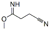 Butanenitrile, 4-imino-4-methoxy-