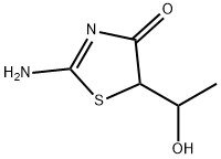 2-Thiazolin-4-one,  2-amino-5-(1-hydroxyethyl)-  (6CI)