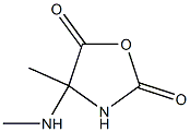2,5-Oxazolidinedione,4-methyl-4-methylamino-(6CI)