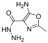 4-Oxazolecarboxylic  acid,  5-amino-2-methyl-,  hydrazide