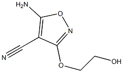 4-Isoxazolecarbonitrile,5-amino-3-(2-hydroxyethoxy)-(6CI)