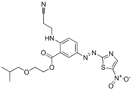 2-异丁氧基乙基-2-(2-氰乙氨基)-5-(5-硝基-1,3-噻唑-2-基偶氮)苯甲酸酯