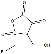 Valeric acid, 5-bromo-3-(hydroxymethyl)-2,4-dioxo-, gamma-lactone (6CI)